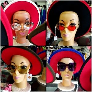 Unisex fedora  Red or Royal blue